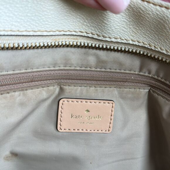 Kate Spade Kaylie Baby Bag Grove Street Printed Dunestripe travel business - Picture 13 of 14